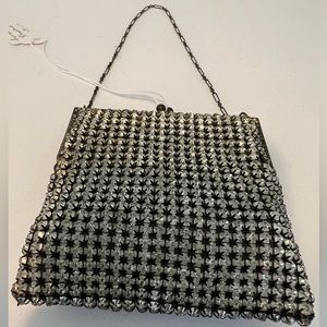 Antique Vintage Rhinestone Purse Art Deco Wristlet Bag